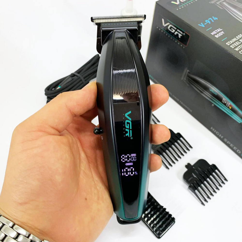 Надійна машинка для стрижки VGR, Домашні машинки для стрижки Чоловічий тример окантовки ER-41 Івано-Франківськ - фото 7