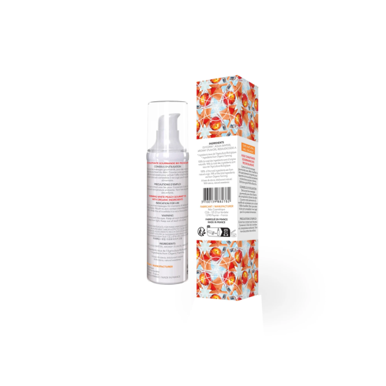 Массажное масло EXSENS Organic White Peach 50 мл разогревающее, без сахара, без парабенов, съедобное Sex Aura Киев
