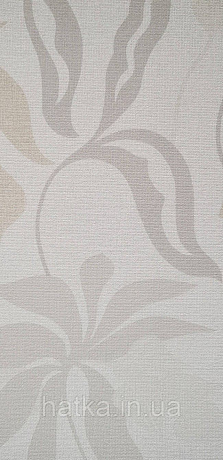 Обои виниловые на флизелине Grandeco Universe метровые листья монстеры желтые бежевые на белом Киев - изображение 4