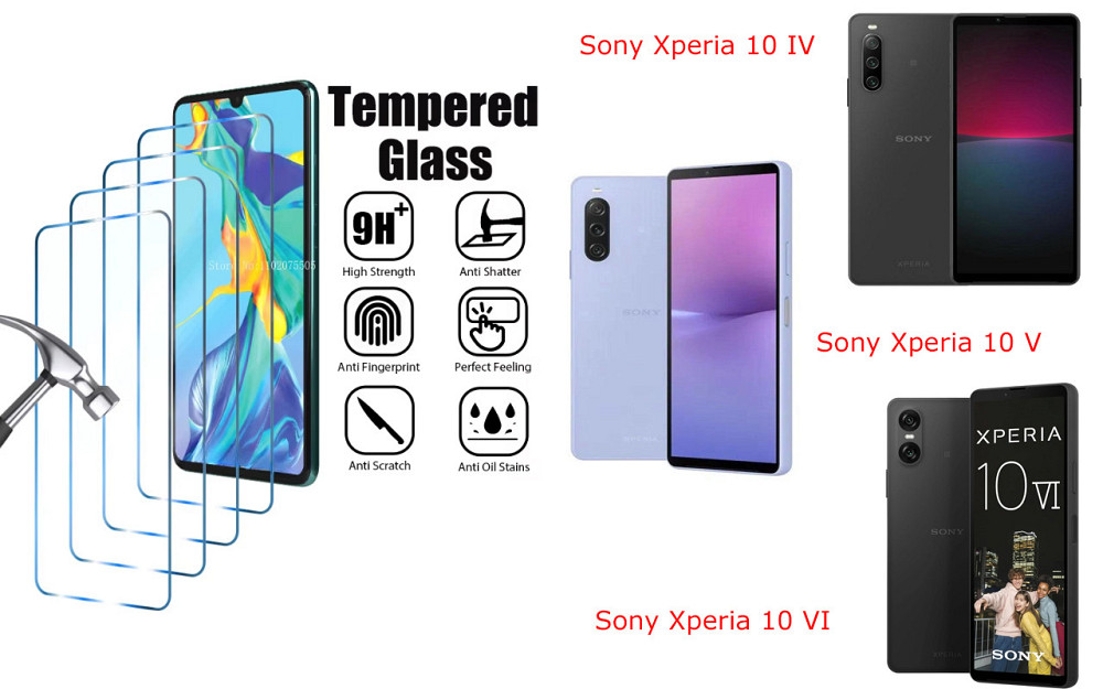 Захисне скло ArmorGlass для Sony Xperia 10 IV, Xperia 10 V, Xperia 10 VI – стійке до подряпин та ударів Київ - фото 1