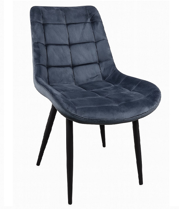 Стілець Гламур бархат велюр сірий Дніпро - фото 4