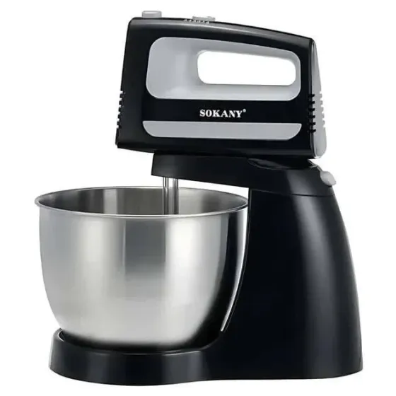 Стационарный миксер CX-6622 400 Вт с турборежимом и чашей из нержавеющей стали для дома и кухни Одесса