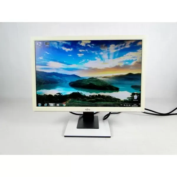 Б/У Монітор Fujitsu FS B22W-5 22" TN+film Widescreen White LED Дніпро - фото 2