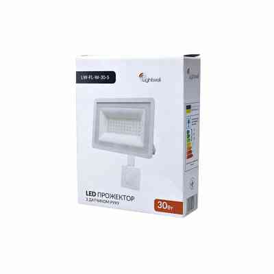 Прожектор Lightwell LW-FL-W-20-S 20 W з датчиком руху Винница