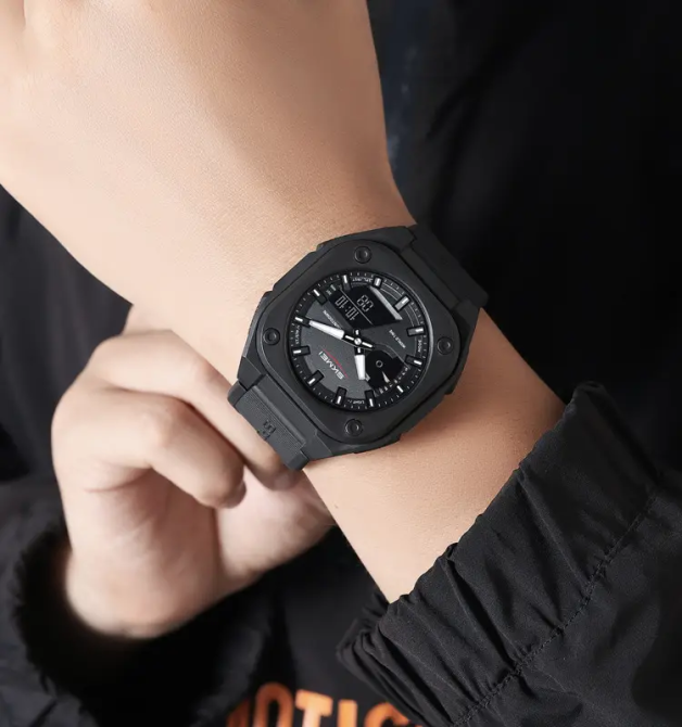 Годинник чоловічий наручний спортивний Skmei 2328 (Чорний) Київ - фото 5