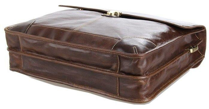 Сумка чоловіча Vintage 14085 для ноутбука Коричнева Київ - фото 5