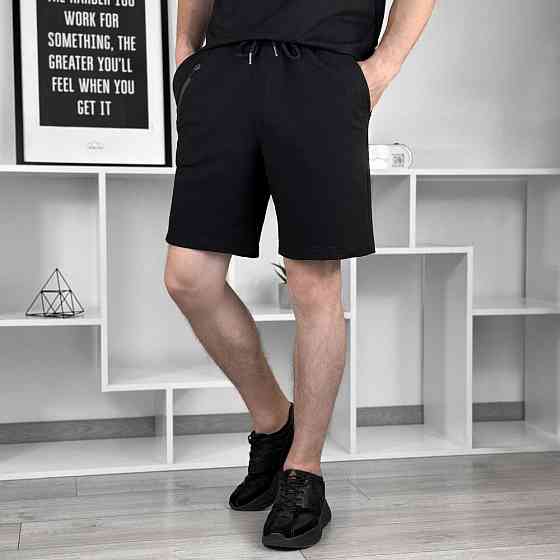 Чоловічі літні чорні шорти Pobedov Griz Київ