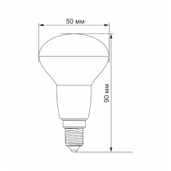 Лампа R50e 6W E14 4100К 220V LED Videx Житомир