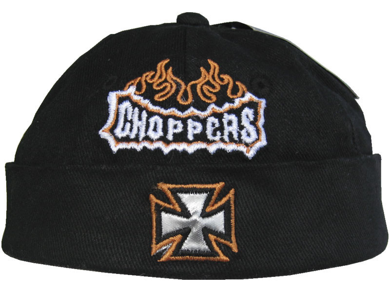 Шапка “Choppers” з вишивкою, чорна Рівне - фото 1