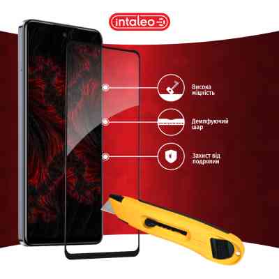 Скло захисне Intaleo Full Glue Infinix Hot 40 Black (1283126589195) Вінниця