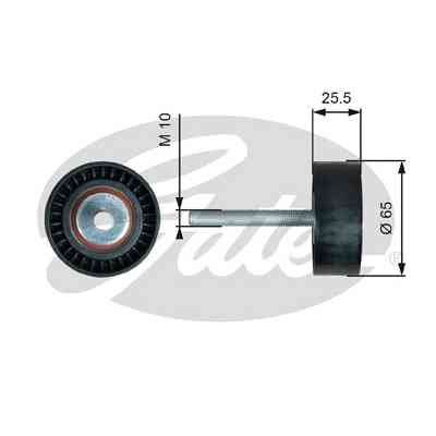 Ролик натягувача ременя Gates T36772 Вінниця