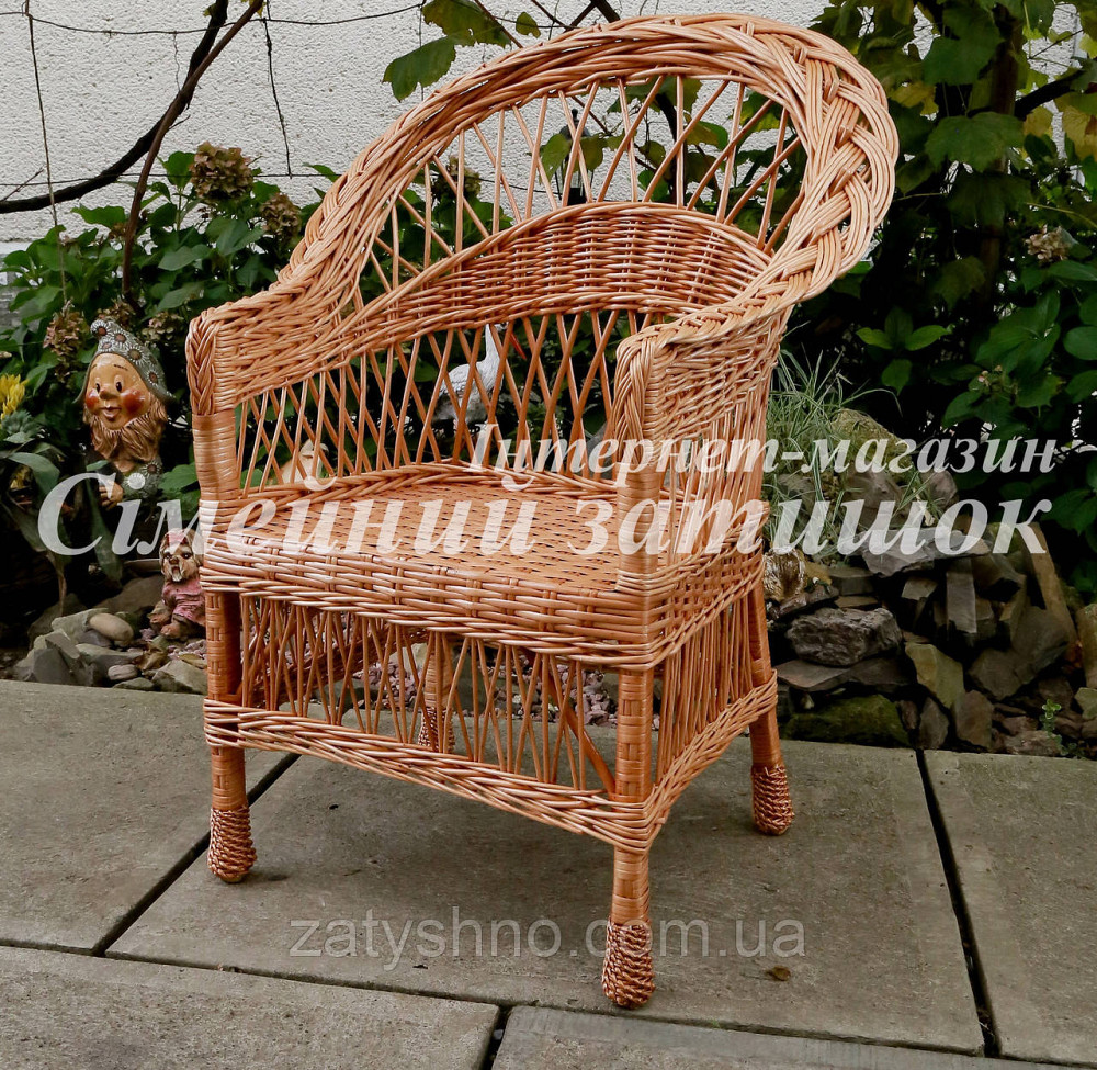 Крісло плетене обіднє Київ - фото 2