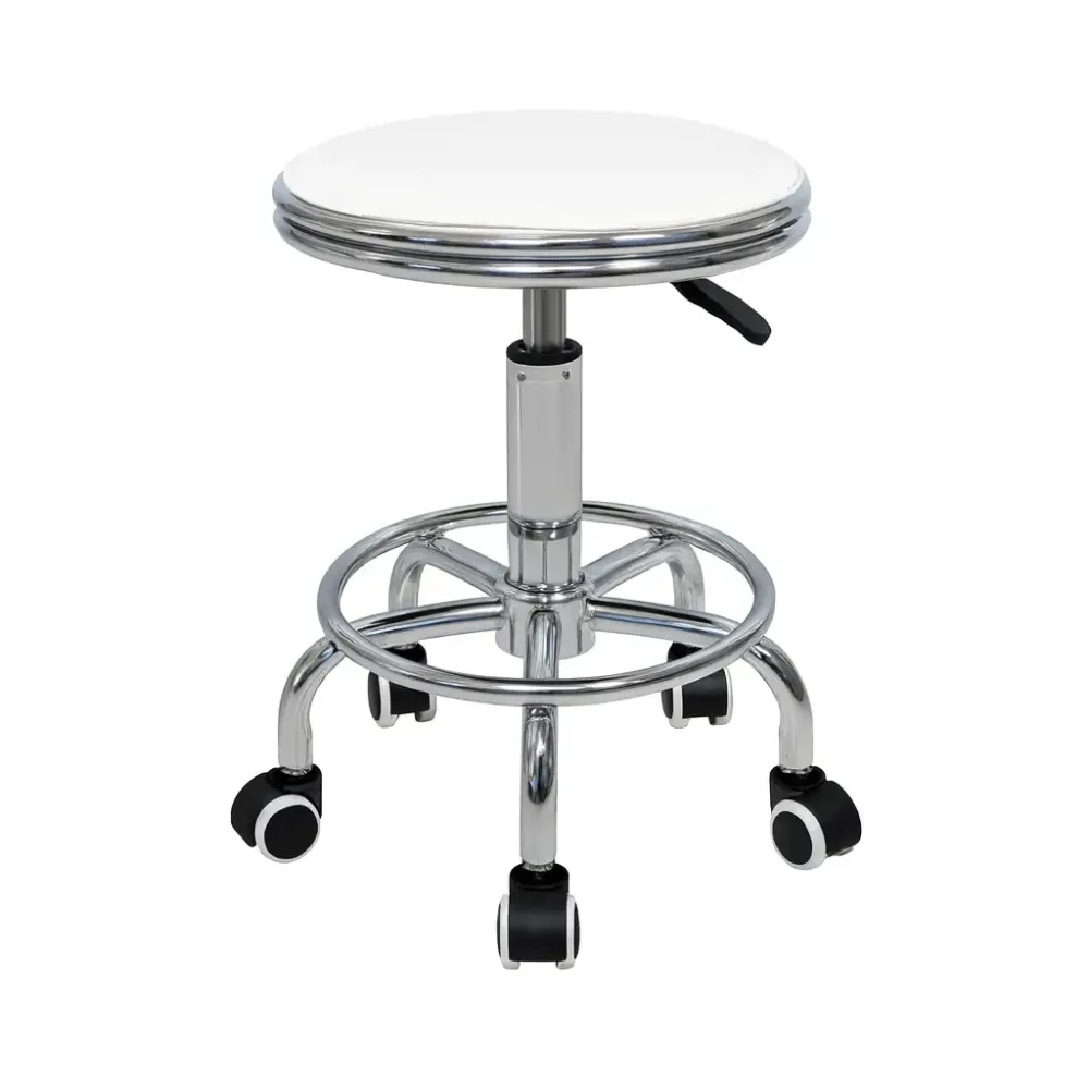 Стілець косметологічний без спинки Слонова кістка Київ - фото 1