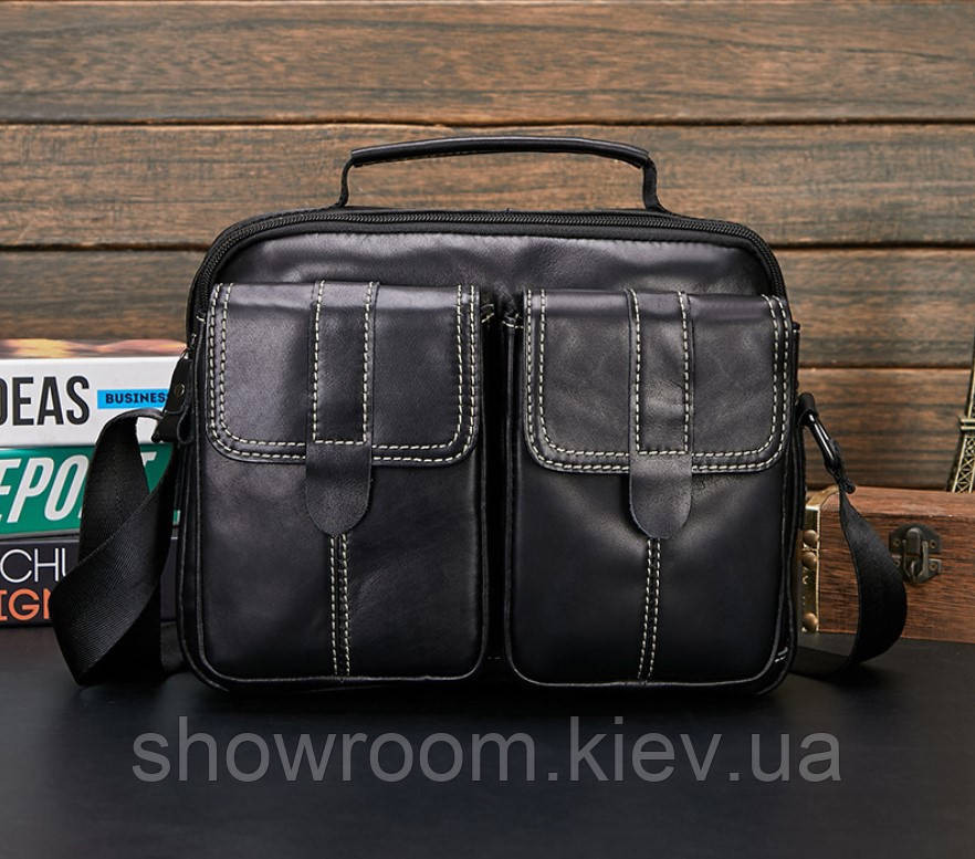 Чоловічі сумки месенджер Leather Collection (5059) Київ - фото 1