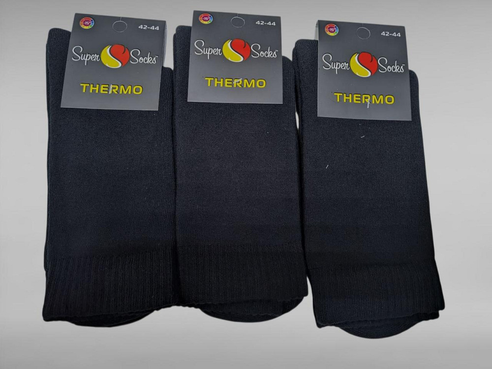 Носки мужские высокие. Теплые с мехрой внутри (3шт в уп) SuperSocks art.030 39-42 Киев - изображение 7