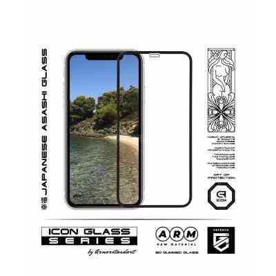 Стекло защитное Armorstandart Icon 3D Apple iPhone 12 Black (ARM57192) Винница