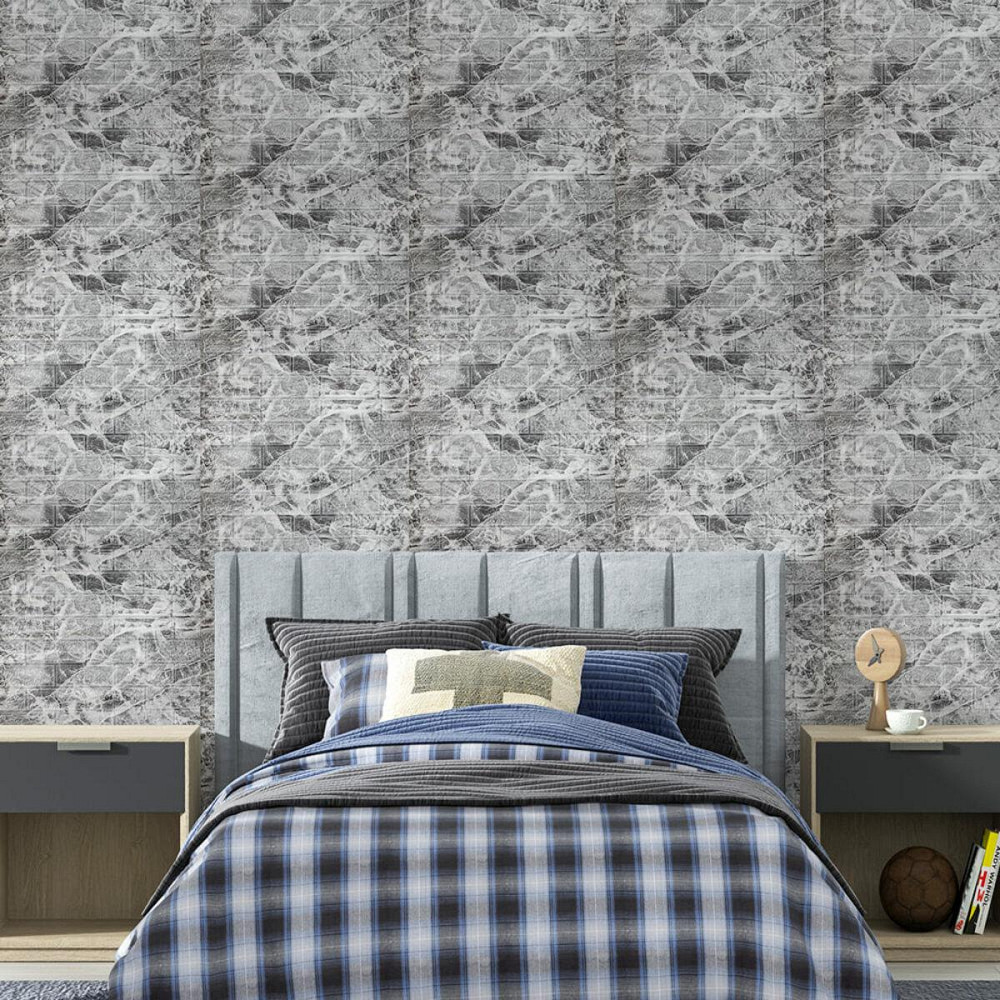 Самоклеющаяся 3D панель под черный мрамор в рулоне 3080x700x3мм (R061-3) SW-00001395 Киев - изображение 7