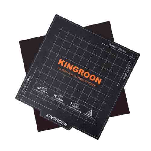 Магнітна підкладка Kingroon 230x230 мм для столу 3D-принтера, подвійна, знімна, міцна Київ