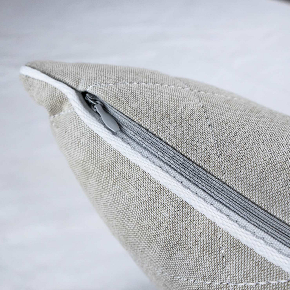 Подушка конопляна YouStar 40х60 см покриття 100% льон (Сірий) Суми - фото 5