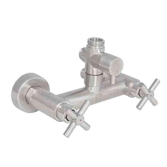 Душова система для кабіни Lidz Wind 1363 двовентильний на два споживачі LDWIN1363NKS43389 Nickel Київ