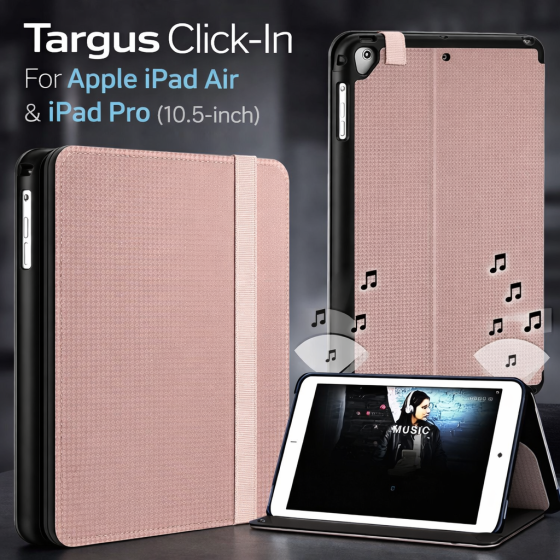 Чехол Targus Click-In Apple iPad Air и iPad Pro (10,5 дюйма) защитный чехол для планшета с подставкой для рук, Киев