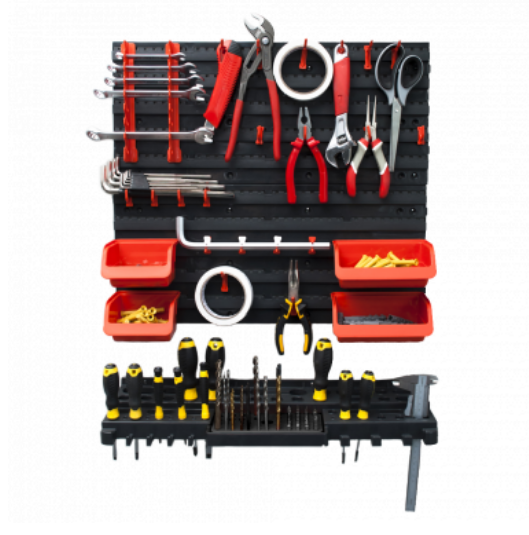 Набір для зберігання інструменту граніт/помаранч Алеана Житомир - фото 1