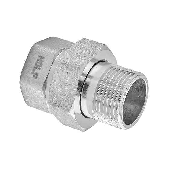 Згін американка Nolf NFC.511-50 - 2" прямий нікельований (NF3235) Київ