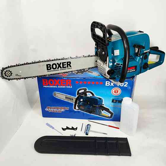 Бензопила Boxer BX-102 5,9 КВт З Двома Напрямними І Ланцюгами SK-72 Львів