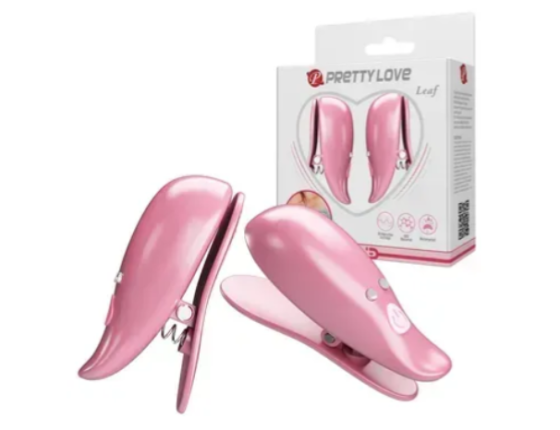 Вибростимуляторы для сосков Pretty Love - Leaf, 10 vibration functions, BI-300036 Sex Aura Киев