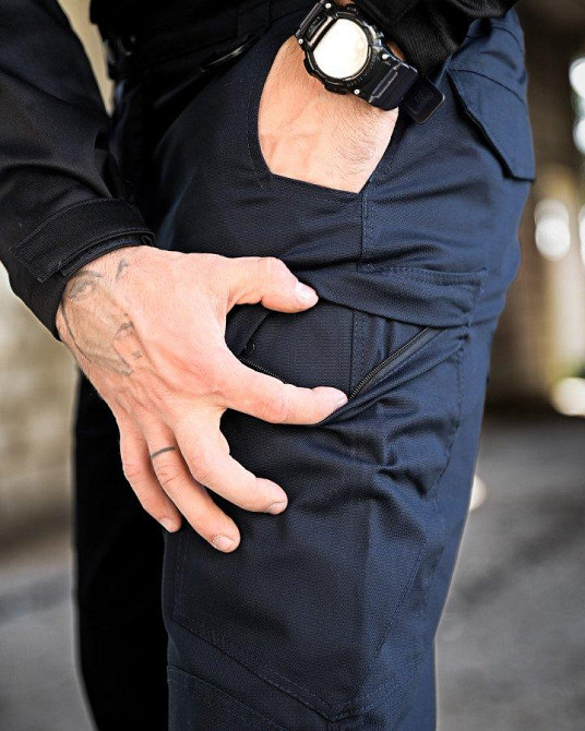 Тактические штаны TRACKING дснс синие     ВТ3774 Одесса - изображение 5