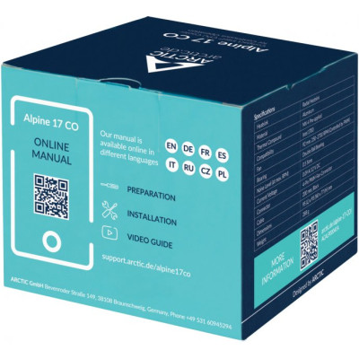 Кулер до процесора Arctic Alpine 17 CO (ACALP00041A) Вінниця - фото 8