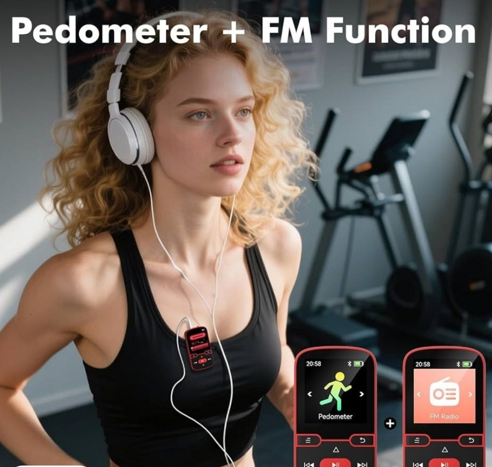 64 ГБ Bluetooth 5.3 MP3-плеер с зажимом, MP3-плеер - диктофон. Харьков - изображение 2