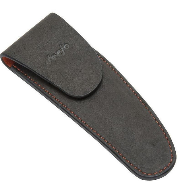 Шкіряний чохол універсальний для ножів 37г Deejo (DEE000505) Сірий Нововолинськ - фото 1