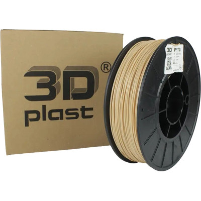 Пластик для 3D-принтера 3Dplast PETG 1.75мм, 0.85кг, beige (3DPTG17508BZH) Вінниця - фото 1