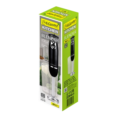 Блендер погружний 500W зі склянкою MR-511 Maestro Житомир - изображение 4