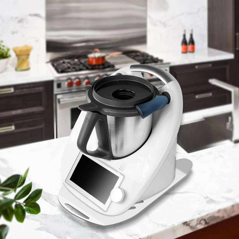Скользящая доска для Thermomix TM6 TM5 белая металлическая 2мм 41x27 см с роликами и нескользящими ножками, Киев - изображение 5