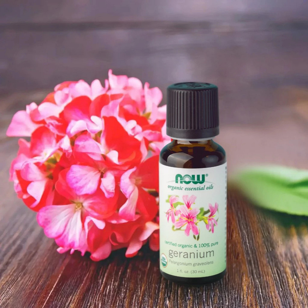 Ефірна олія герань Now Foods Organic Geranium Oil 30 мл Луцьк - фото 3