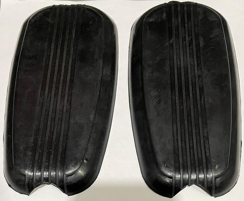 Накладки бака УРАЛ (пара) (гума) (чорні) (mod 2) VDKI Київ - фото 1