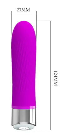 Вибромассажер серии Pretty Love Sebastian Purple 12 режимов вибрации Sex Aura Киев