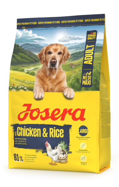 Сухой корм Josera Йозера Chicken&Rice Adult Medi/Maxi (Large Breed) для собак больших и средних пород, 3 кг Винница - изображение 2