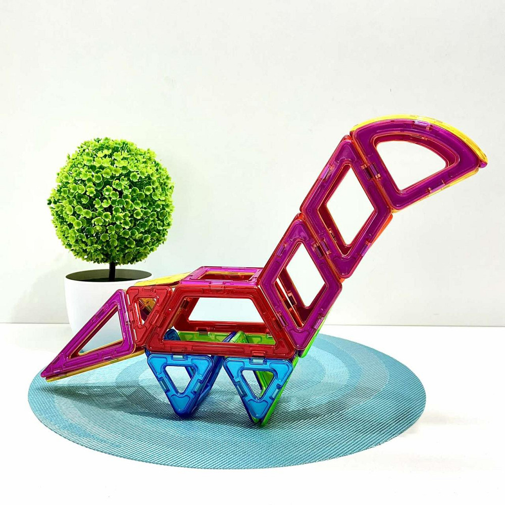 Конструктор магнітний Limo Toy 40 деталей кольорові блоки (LT2008) Чернігів - фото 4