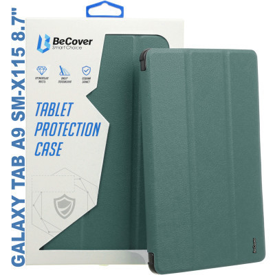 Чехол для планшета BeCover Soft Edge stylus holder Samsung Tab A9 SM-X115 8.7" Dark Green (710357) Винница - изображение 1