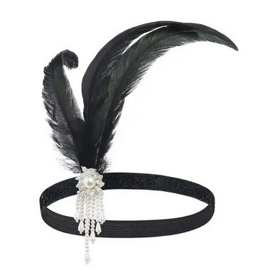 Пов'язка для волосся карнавальна в стилі Гетсбі Київ - фото 1