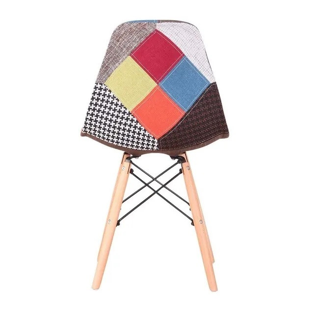 Стілець Тауер Вуд Р м'який тканина печворк Дніпро - фото 4