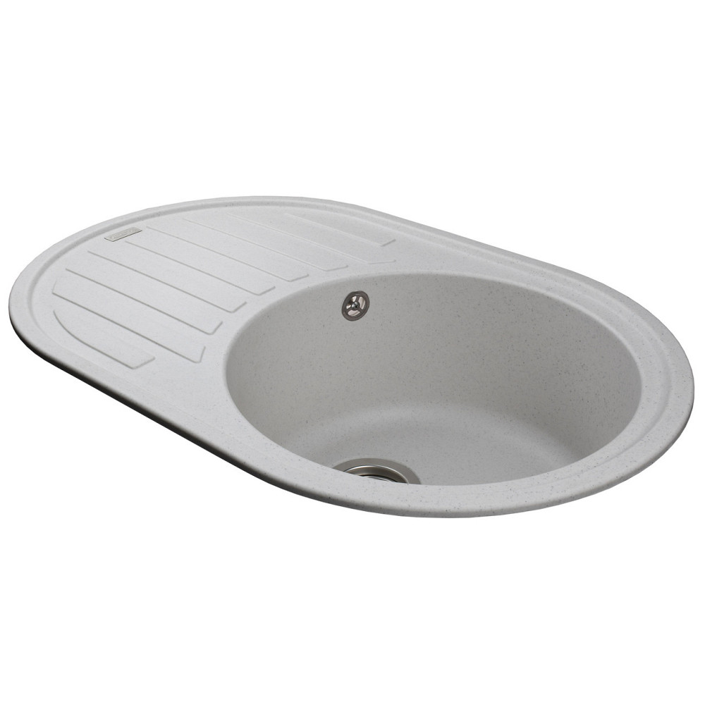 Гранітна мийка Globus Lux OHARA перлинний 770х500 мм Київ - фото 4