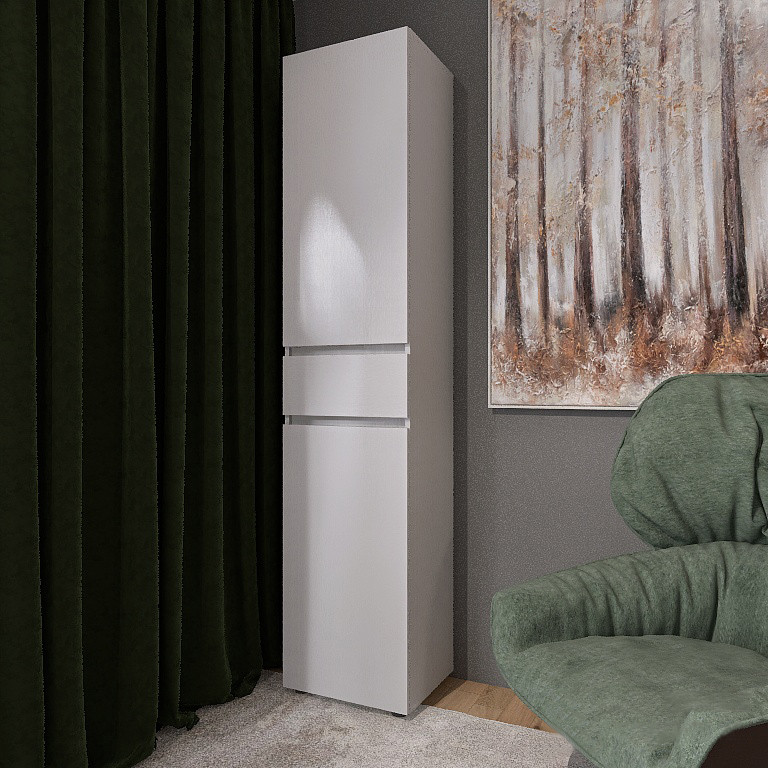 Пенал с выдвижным ящиком Эверест Лайт ПЛ-1 Нимфея Альба (DTM-4664) Львов - изображение 1