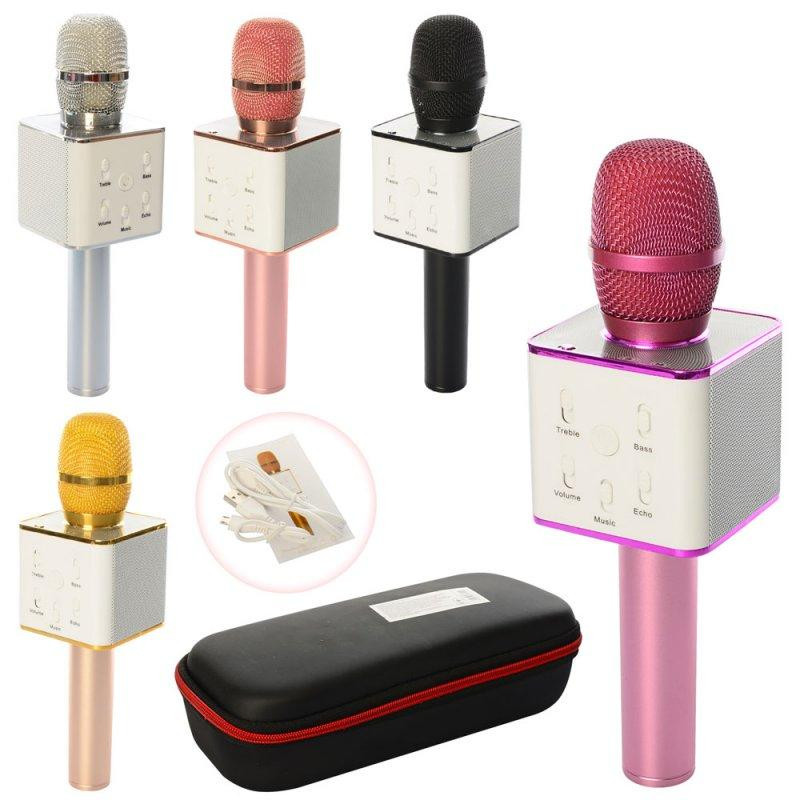 Мікрофон Q 7 A (144/2) Bluetooth, зміна голосу, ехо, USB роз'єм, регуляція гучності, в коробці, шт Киев - изображение 1