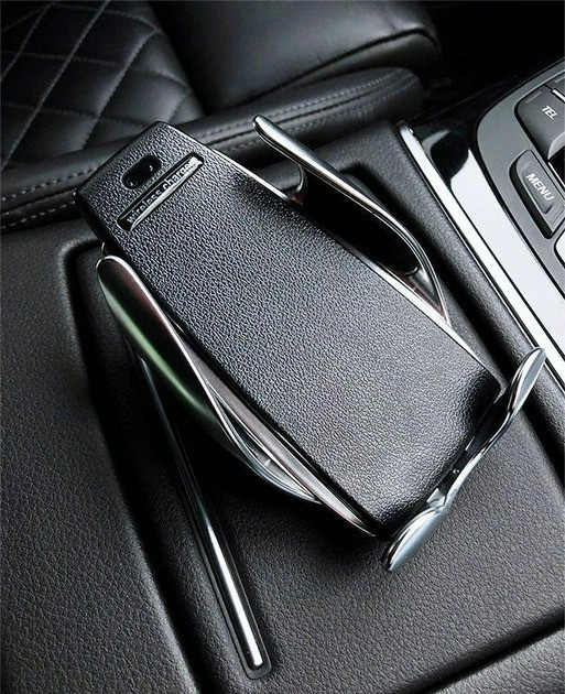 Держатель с беспроводной зарядкой Penguin Smart Sensor / Автомобильный сенсорный держатель для телефона Киев - изображение 5