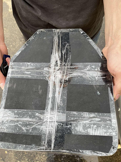 Комплект увеличенных бронеплит 30х35см Armox Advance 5-го класса 7мм 5.7кг Киев - изображение 4