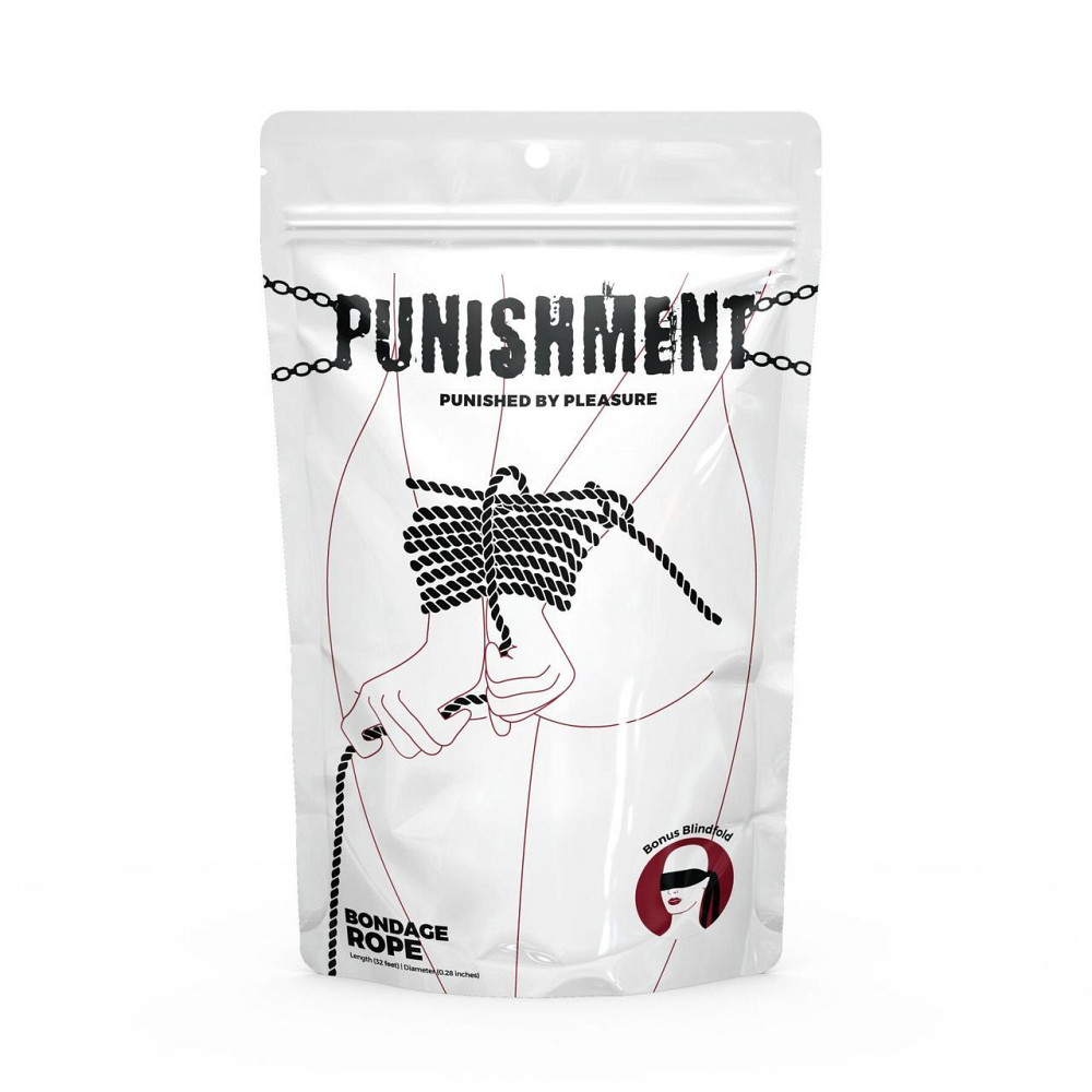 Веревка для шибари Punishment - Bondage Rope – Black Sex Aura Киев - изображение 4
